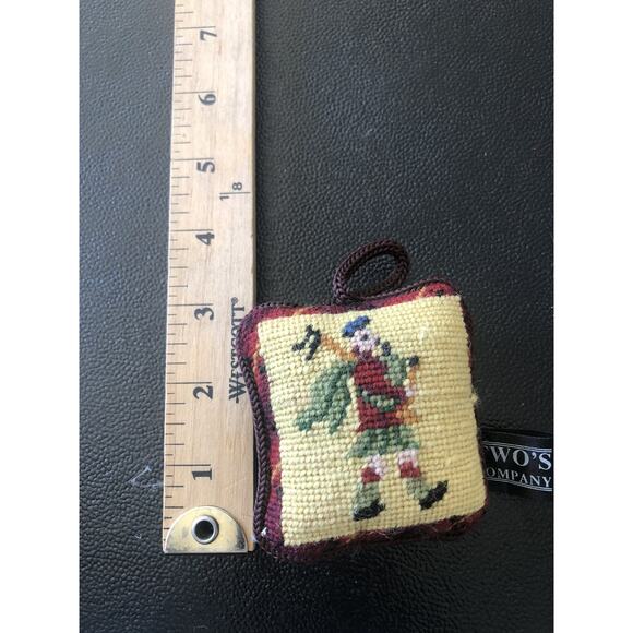Two's Company 12 Days Of Christmas Mini Needlepoint Pillow Ornament Replacement - Picture 3 of 3